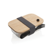 Sklenená krabička na jedlo s bambusovým vekom - XD Collection