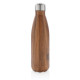 Nerezová termo fľaša v dekore dreva - XD Collection