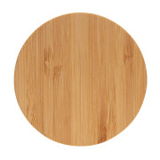 Dvojstenná sklenená fľaša s bambusovým uzáverom Impact - XD Collection