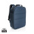 Nedobytný batoh na 15,6" notebook Impact z RPET AWARE™ - XD Xclusive, farba - námornícka modrá