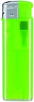 Piezoelektrický zapaľovač, farba - translucent light green/mt  silver