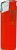 Piezoelektrický zapaľovač, farba - frozen red/mt  silver