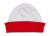 Obojstrasnná čiapka pre bábätká - BabyBugz, farba - white/red, veľkosť - One Size