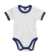 Body Ringer pre bábätká - BabyBugz, farba - white/nautical navy, veľkosť - 3-6