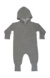 Overal All-in-One pre bábätká - BabyBugz, farba - washed grey melange, veľkosť - 6-12