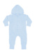Overal All-in-One pre bábätká - BabyBugz, farba - dusty blue organic, veľkosť - 6-12