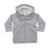 Mikina s kapucňou pre bábätká - BabyBugz, farba - heather grey melange, veľkosť - 4-5 yrs