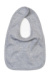 Podbradník pre bábätká - BabyBugz, farba - heather grey melange, veľkosť - One Size