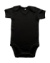 Body pre bábätká V-neck z organickej bavlny - BabyBugz, farba - čierna, veľkosť - 3-6