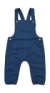 Džínsy s náprsenkou Baby Rocks - BabyBugz, farba - denim blue, veľkosť - 6-12
