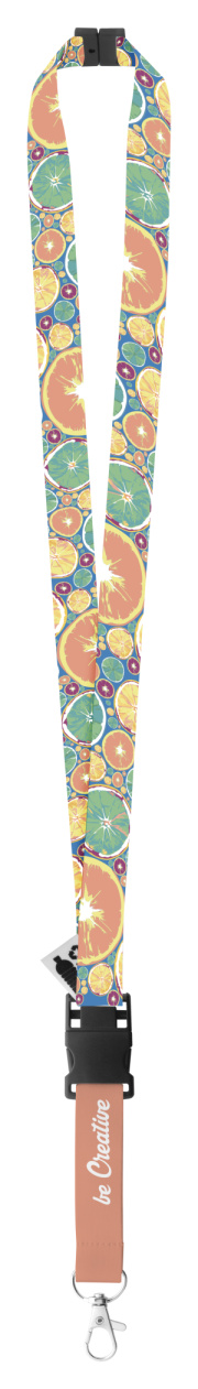 Subyard USB Safe RPET zákazková sublimačná šnúrka na krk