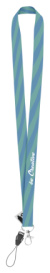 Subyard B RPET zákazková sublimačná šnúrka na krk, farba - white, veľkosť - 20×475 mm