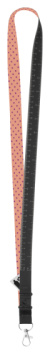 Subyard E RPET zákazková sublimačná šnúrka na krk, farba - white, veľkosť - 20×625 mm