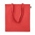 Nákupná taška z bio bavlny, farba - červená