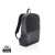 Reflexný batoh na notebook z RPET AWARE™ - XD Collection, farba - čierna