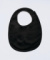 Podbradník Single Layer Bib - BabyBugz, farba - čierna, veľkosť - One Size