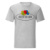 Tričko Vintage s veľkým logom - FOM, farba - heather grey, veľkosť - M