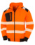 Mikina s kapucňou Recycled Robust Zipped Safety - Result, farba - fluorescent orange, veľkosť - S