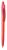 RPET guľôčkové pero, farba - red