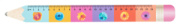 Sharpy 24 24 cm pravítko, ceruza