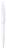 RPET guľôčkové pero, farba - white