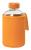 Sklenená športová fľaša, farba - orange