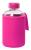 Sklenená športová fľaša, farba - pink