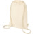 Orissa 100 g/m² GOTS šnúrový batoh z organickej bavlny, farba - přírodní
