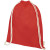 Orissa 100 g/m² GOTS šnúrový batoh z organickej bavlny, farba - červená