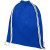 Orissa 100 g/m² GOTS šnúrový batoh z organickej bavlny, farba - kráľovská modrá