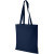 Orissa 100 g/m² GOTS nakupná taška z organickej bavlny, farba - námořnická modř