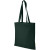 Orissa 100 g/m² GOTS nakupná taška z organickej bavlny, farba - tmavě zelená