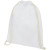 Oregon šnúrkový batoh z bavlny 140 g / m², farba - bílá