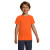 Sporty - detské tričko - 140g - Sol's, farba - neonová oranžová, veľkosť - 3XL