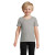 Crusader - detské tričko - 150 - Sol's, farba - šedý melír, veľkosť - 3XL