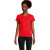 Crusader - dámske tričko - 150 - Sol's, farba - red, veľkosť - L