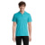 SPRING II Pánske polo 210g - Sol's, farba - atoll blue, veľkosť - M