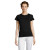 MISS dámske tričko 150g - Sol's, farba - deep black, veľkosť - L