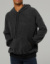 Unisex Sueded Fleece Pullover Hoodie - Bella+Canvas, farba - black heather, veľkosť - S