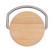 Moderná nerezová fľaša s bambusovým uzáverom - XD Collection