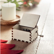 Drevená vianočná hracia skrinka