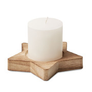 Sviečka s dreveným stojanom