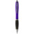 Guľôčkové pero Nash s čiernym úchopom - Bullet - farba Purpurová, Černá