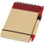 Záznamník Zuse s perom - Bullet - farba Přírodní, Červená s efektem námrazy