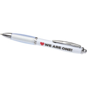 Farebné guľôčkové pero Nash s farebným úchopom