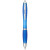 Farebné guľôčkové pero Nash s farebným úchopom, farba - vodní modř