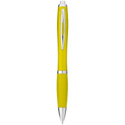 Farebné guľôčkové pero Nash s farebným úchopom