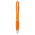 Farebné guľôčkové pero Nash s farebným úchopom, farba - 0ranžová