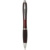Farebné guľôčkové pero Nash s farebným úchopom, farba - rubínová