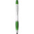 Guľôčkové pero, stylus a zvýrazňovač Nash - Bullet - farba Stříbrný, Zelená